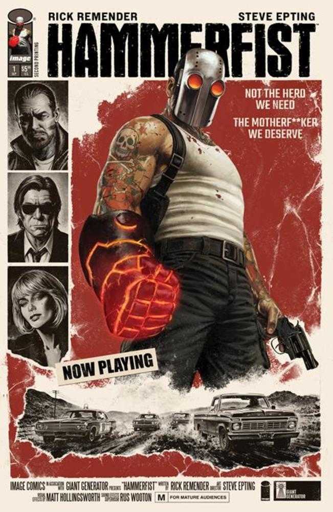 Hammerfist #1 2nd Printing (Mature)
