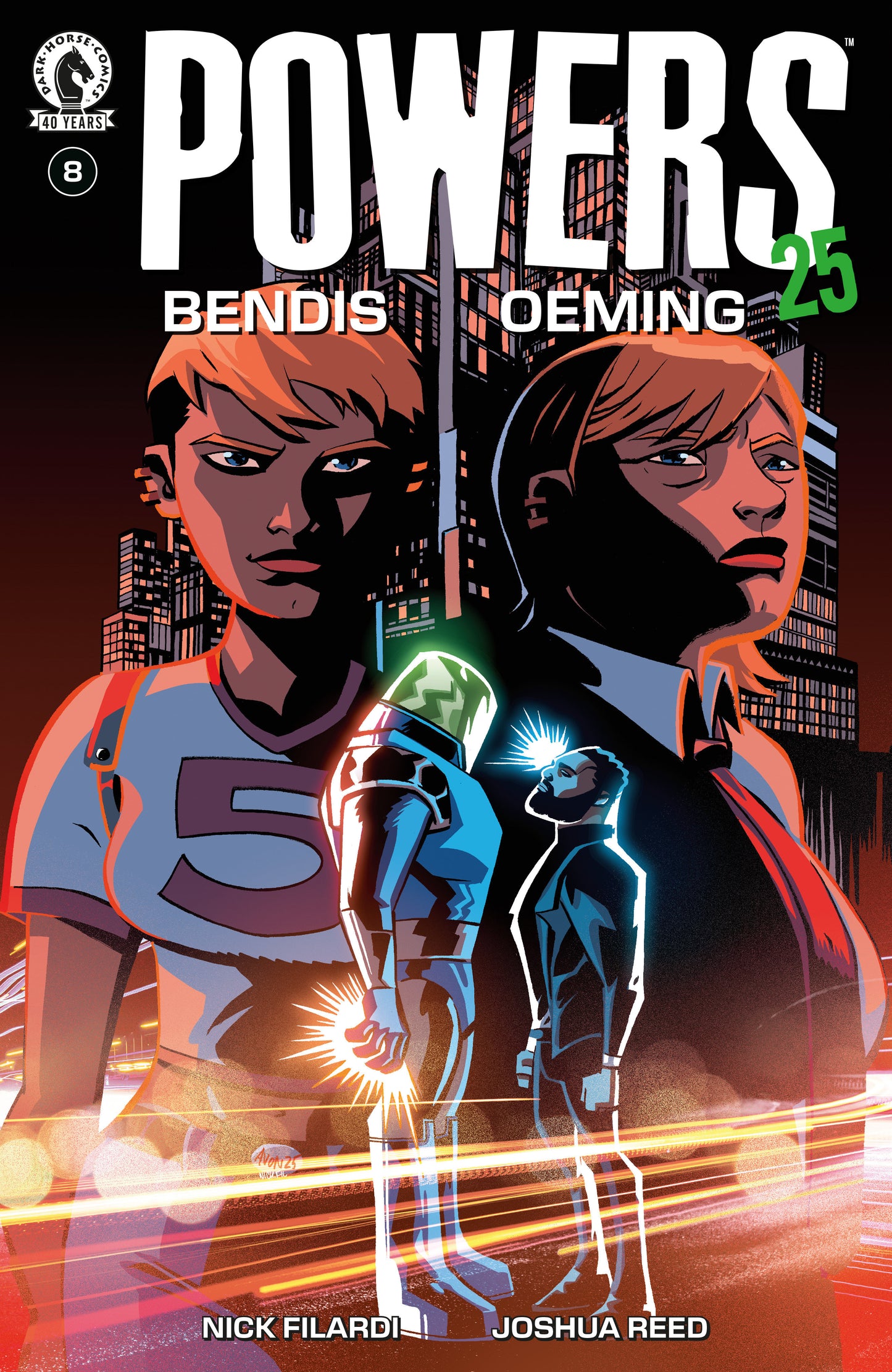 Powers 25 #8 (Cover A) (Michael Avon Oeming)