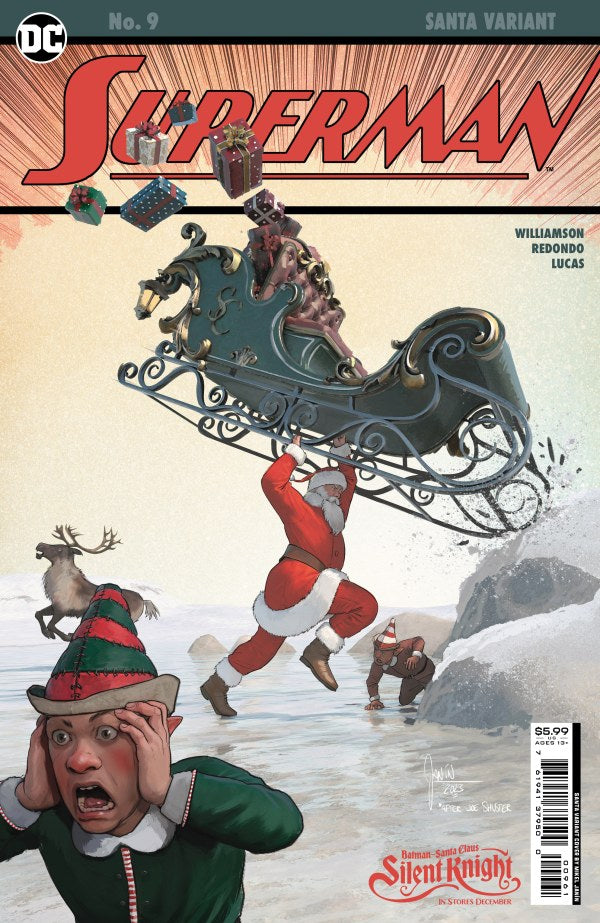 Superman #9 (Santa Cardstock Cover)