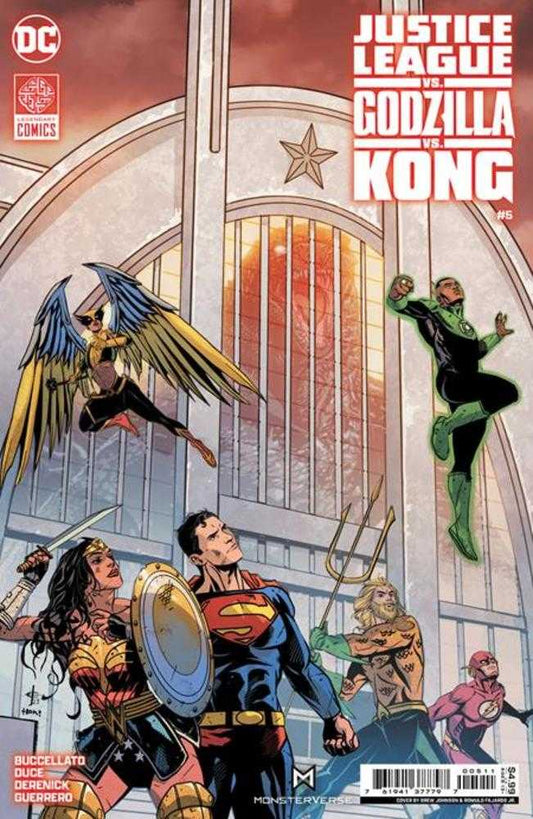 Justice League vs Godzilla vs Kong #5 (Of 7) Cover A Drew Johnson